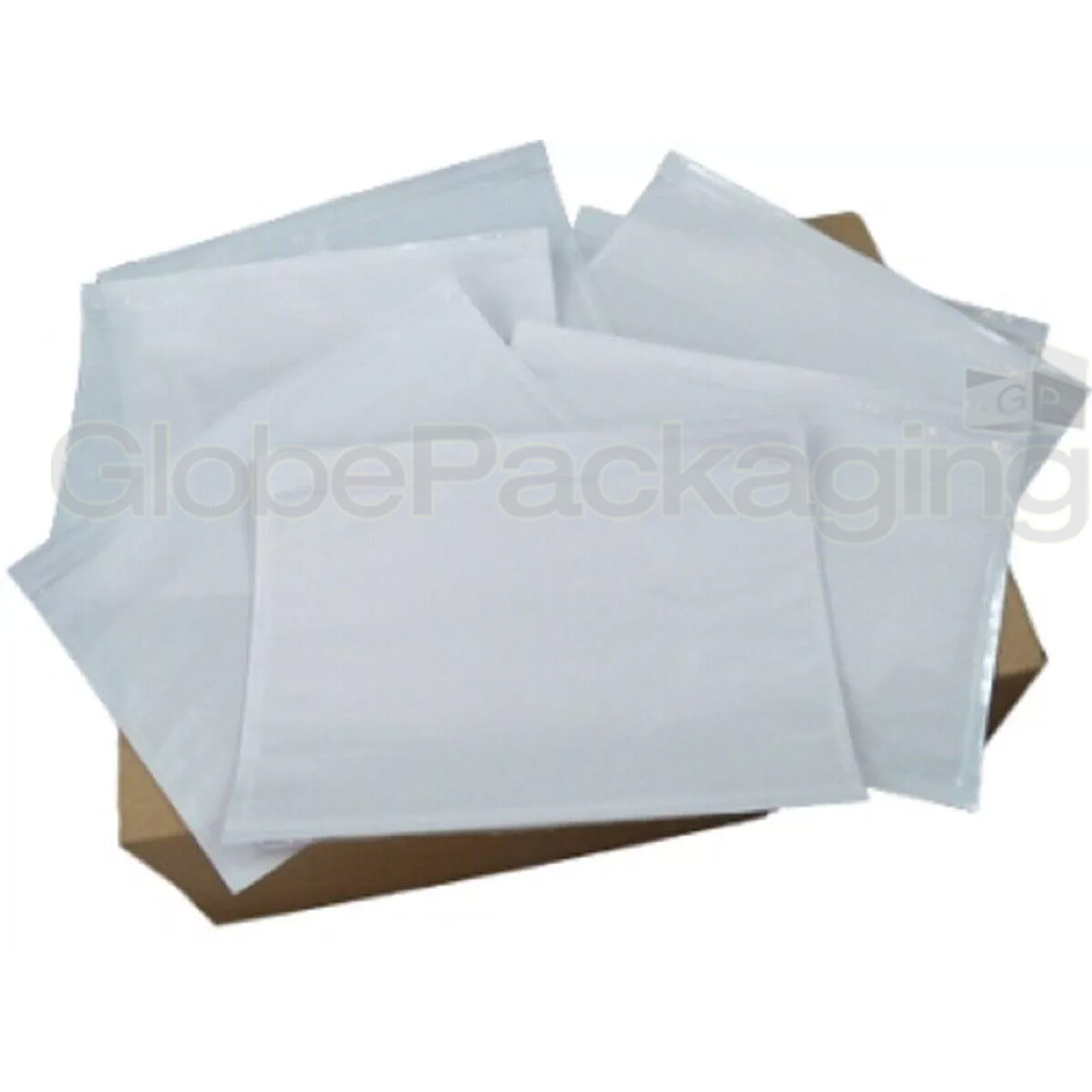 100 x A5 PLAIN CLEAR DOCUMENT ENCLOSED WALLETS ENVELOPES